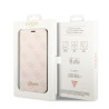 Guess GUBKP14XHG4SHP iPhone 14 Pro Max 6,7" pink book 4G Vintage Gold Logo