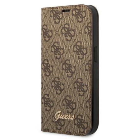 Guess GUBKP14XHG4SHW Book 4G Vintage Gold Logo for iPhone 14 Pro Max 6,7" / brown