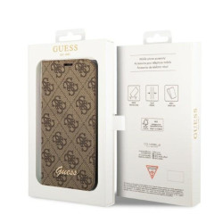 Guess GUBKP14XHG4SHW Book 4G Vintage Gold Logo for iPhone 14 Pro Max 6,7" / brown