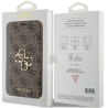 Guess GUBKP15L4GMGBR Book 4G Metal Logo for iPhone 15 Pro 6.1" / brown