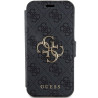 Guess GUBKP15L4GMGGR book 4G Metal Logo for iPhone 15 Pro 6.1" / grey
