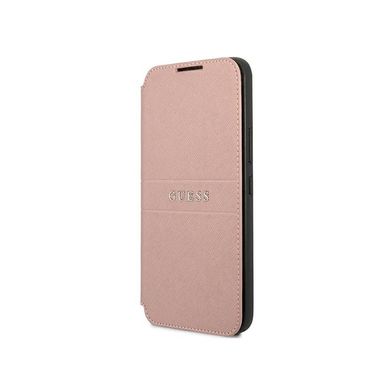 Guess GUBKS22MPSASBPI S22+ S906 pink book Saffiano Stripes