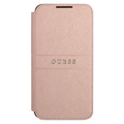 Guess GUBKS22MPSASBPI S22+ S906 pink book Saffiano Stripes