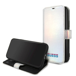 Guess GUFLBKN65BLD Book Case for iPhone 11 Pro Max / silver
