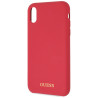 Guess GUHCI61LSGLRE Hardcase Silicone for iPhone Xr / red