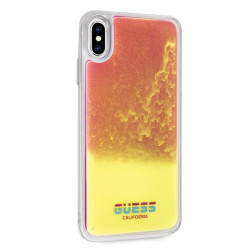Guess GUHCI65GLCPI California Glow in the dark Hardcase for iPhone Xs Max / pink