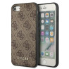 Guess GUHCI8G4GFBR Hardcase 4G Metal Gold Logo for iPhone SE 2022 / 2020 / 7 / 8 / brown