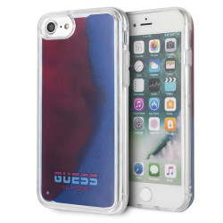 Guess GUHCI8GLCRE California Glow in the dark Hard Case for iPhone 7/8/SE 2020 / red