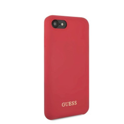Guess GUHCI8LSGLRE Silicone Hard Case for iPhone 7/8/SE 2020/SE 2022 / red