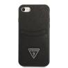 Guess GUHCI8PSATPK Saffiano Triangle Logo Hardcase for iPhone 7/8/SE 2020/SE 2022 / black