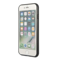 Guess GUHCI8PSATPK Saffiano Triangle Logo Hardcase for iPhone 7/8/SE 2020/SE 2022 / black