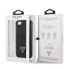 Guess GUHCI8PSATPK Saffiano Triangle Logo Hardcase for iPhone 7/8/SE 2020/SE 2022 / black