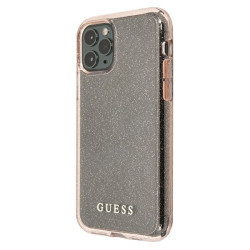 Guess GUHCN58PCGLPI iPhone 11 Pro Hard Case Glitter / pink