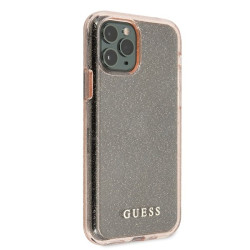 Guess GUHCN58PCGLPI iPhone 11 Pro Hard Case Glitter / pink