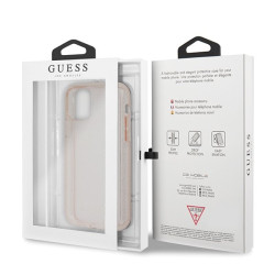 Guess GUHCN58PCGLPI iPhone 11 Pro Hard Case Glitter / pink