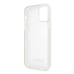 Guess GUHCN58PCGLSI Glitter Hardcase for iPhone 11 Pro / silver