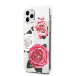 Guess GUHCN58ROSTRT Hardcase Flower Desire for iPhone 11 Pro / transparent