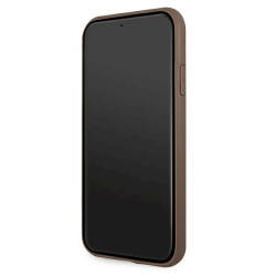 Guess GUHCN614GDBR 4G Stripe Hardcase for iPhone 11 6,1" / Xr brown