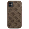 Guess GUHCN61G4GFBR Hardcase 4G Metal Gold Logo for iPhone 11 6,1" / brown