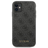 Guess GUHCN61G4GFGR Hardcase 4G Metal Gold Logo for iPhone 11 6,1" / grey