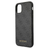 Guess GUHCN61G4GFGR Hardcase 4G Metal Gold Logo for iPhone 11 6,1" / grey