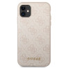 Guess GUHCN61G4GFPI Hardcase 4G Metal Gold Logo for iPhone 11 6,1" / pink
