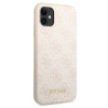 Guess GUHCN61G4GFPI Hardcase 4G Metal Gold Logo for iPhone 11 6,1" / pink