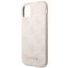 Guess GUHCN61G4GFPI Hardcase 4G Metal Gold Logo for iPhone 11 6,1" / pink