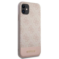Guess GUHCN61G4GLPI 4G Stripe Collection Hardcase for iPhone 11 6,1"/Xr / pink