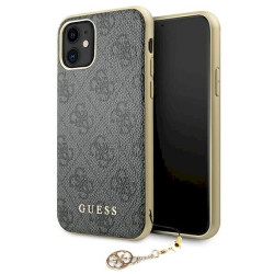 Guess GUHCN61GF4GGR Hardcase 4G Charms Collection for iPhone 11 6,1" / Xr grey