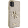 Guess GUHCN61HG4SGD Glitter Script Big 4G Hardcase for iPhone 11/Xr 6.1" / gold