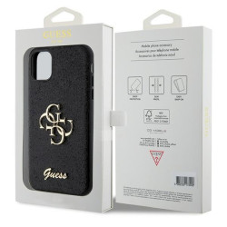 Guess GUHCN61HG4SGK Glitter Script Big 4G Hardcase for iPhone 11/XR 6.1" / black