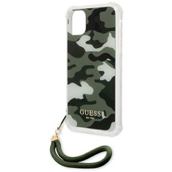 Guess GUHCN61KSARKA Camo Collection Hardcase for iPhone 11 6,1" / Xr / khaki