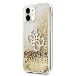 Guess GUHCN61LG4GGO Hardcase 4G Big Liquid Glitter for iPhone 11 6,1" / Xr / gold