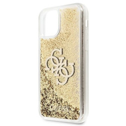 Guess GUHCN61LG4GGO Hardcase 4G Big Liquid Glitter for iPhone 11 6,1" / Xr / gold