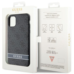 Guess GUHCN61P4SNK Hardcase 4G Stripe for iPhone 11/XR / grey