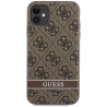 Guess GUHCN61P4SNW Hardcase 4G Stripe for iPhone 11 / Xr / brown