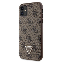 Guess GUHCN61P4TDSCPW Hardcase Crossbody 4G Metal Logo for iPhone 11 / Xr 6.1" / brown