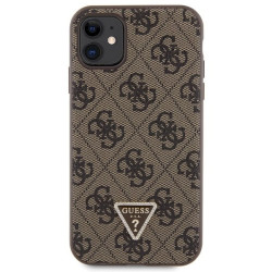 Guess GUHCN61P4TDSCPW Hardcase Crossbody 4G Metal Logo for iPhone 11 / Xr 6.1" / brown