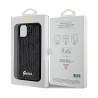 Guess GUHCN61PSFDGSK Sequin Script Metal Hardcase for iPhone 11 / Xr 6.1" / black
