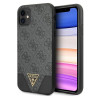 Guess GUHCN61PU4GHBK Hardcase 4G Triangle Collection for iPhone 11 6,1" / Xr / grey