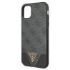 Guess GUHCN61PU4GHBK Hardcase 4G Triangle Collection for iPhone 11 6,1" / Xr / grey