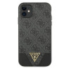 Guess GUHCN61PU4GHBK Hardcase 4G Triangle Collection for iPhone 11 6,1" / Xr / grey