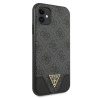 Guess GUHCN61PU4GHBK Hardcase 4G Triangle Collection for iPhone 11 6,1" / Xr / grey