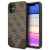 Guess GUHCN61PU4GHBR Hardcase 4G Triangle Collection for iPhone 11 6,1" / Xr 6,1" / brown