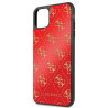 Guess GUHCN654GGPRE 4G Double Layer Glitter Hard Case for iPhone 11 Pro Max / red
