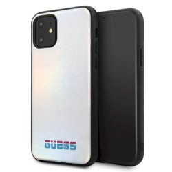 Guess GUHCN65BLD Hardcase for iPhone 11 Pro Max Iridescent / silver