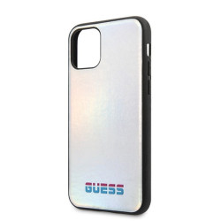Guess GUHCN65BLD Hardcase for iPhone 11 Pro Max Iridescent / silver