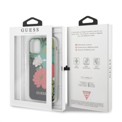 Guess GUHCN65IMLFL01 N°1 Flower Collection Case for iPhone 11 Pro Max / black