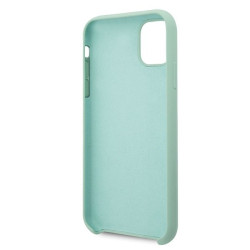 Guess GUHCN65LSLMGG Silicone Vintage Gold Logo Hard Case for iPhone 11 Pro Max / green